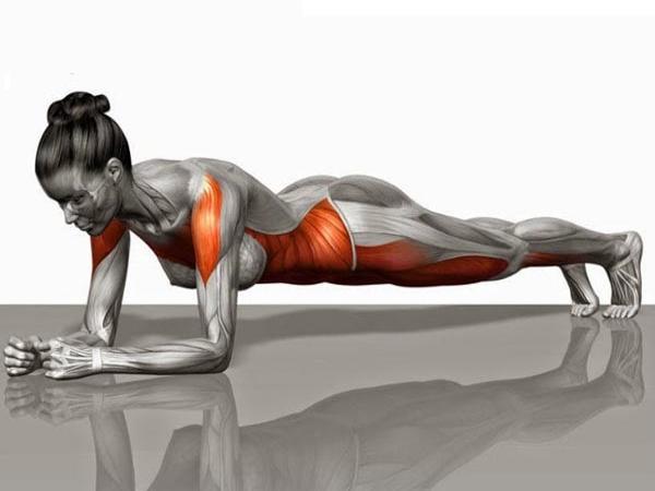 Bài tập Plank 30 phút giúp cơ bụng phẳng lì