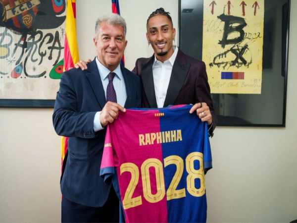 Chuyển nhượng BĐ: Barca giữ chân thành công Raphinha