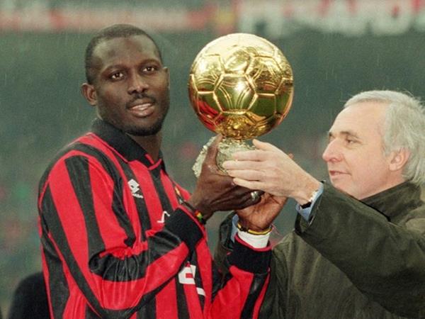 Cầu thủ George Weah từng giành Qủa bóng vàng