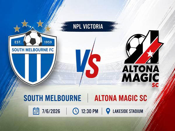 Nhận định kèo South Melbourne vs Altona Magic SC hôm nay 7/6